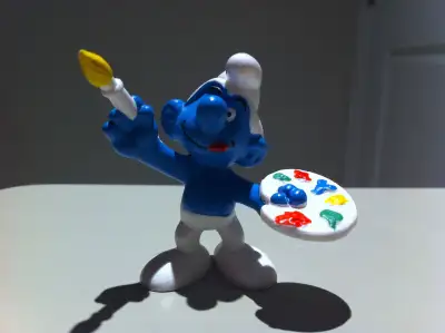 Smurfs - Vintage Painter Smurf, View more