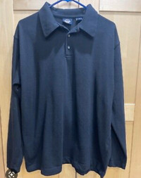 Boys Navy Blue Shirt Long Sleeve Size 5T 