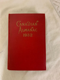 Canadian 1932 Almanac 