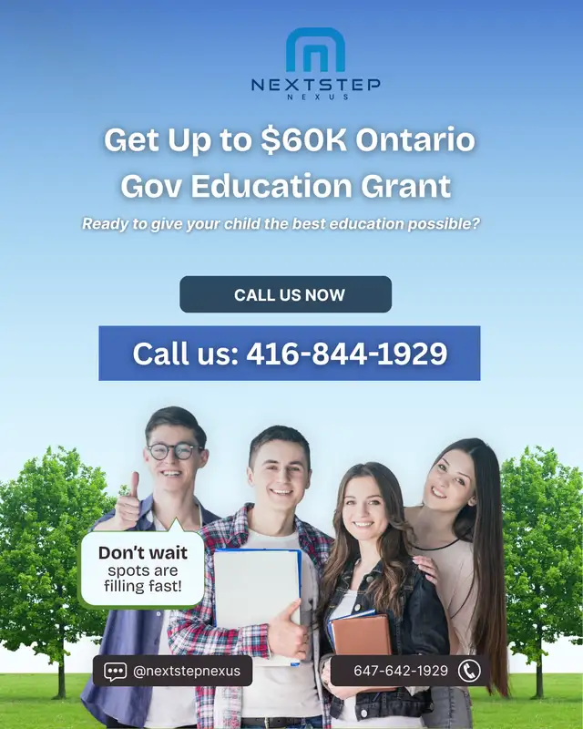 Ontario Residents: Get Up to $60,000 for Education & Training63860085166851120