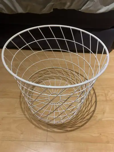 ***Missing wooden base. Can buy at ikea. You can store everything from throws and cushions to yarn i...