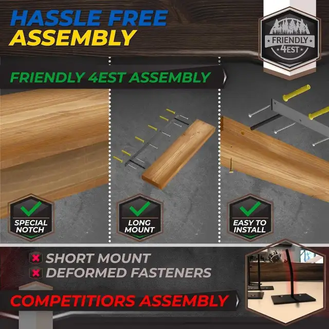 Friendly 4est Natural Wood Floating Shelves - Ukraine made in Home Décor & Accents in Mississauga / Peel Region - Image 9