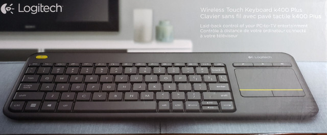 Logitech K400 Plus Wireless Touch Keyboard, Built-In Touchpad in Laptops in North Bay - Image 3