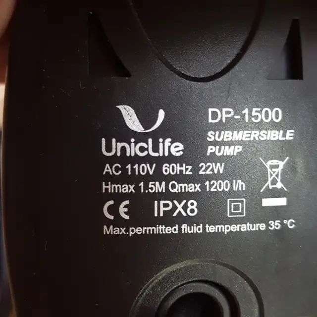 New Uniclife 320 GPH Submersible Water Pump in Other in City of Montréal - Image 6