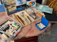 Watercolour painting / drawing supplies