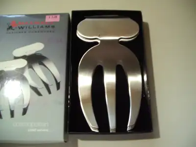 Salad Serving Forks - Stainless Steel - Maxwell & Williams - New, View more