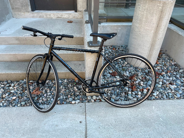 MEC Messenger/Courier Single Speed Bike.  Black.  Small in Frames & Parts in Vancouver - Image 2