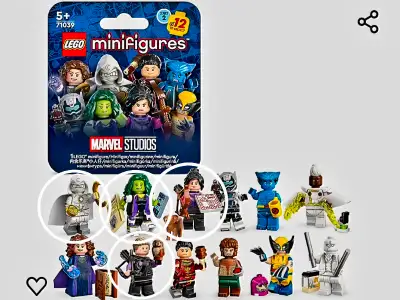 15 Marvel Series 2 Lego Mini Figures