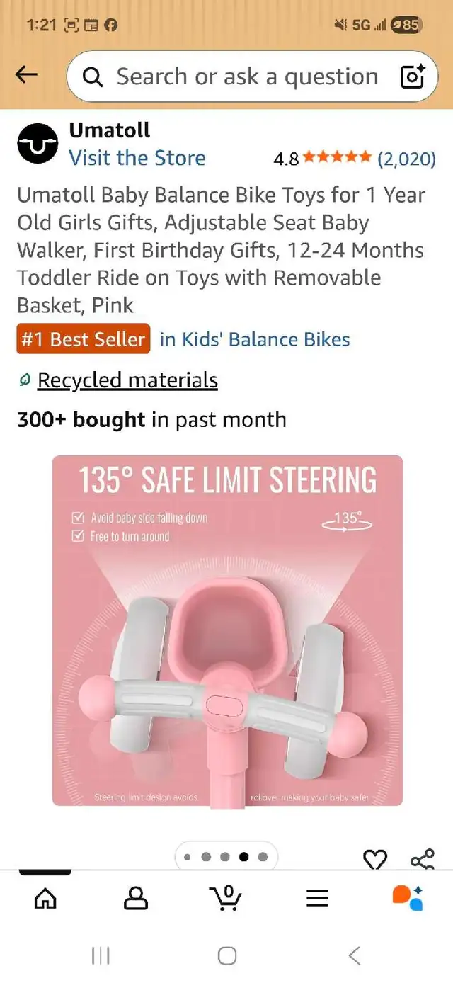 Toddlers Balance Bike in Kids in London - Image 10