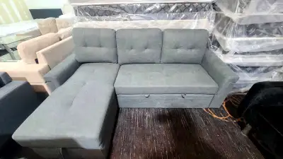 Never-used sectional sofa/Pull out sofa bed for sale!!!, View more