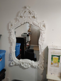 White framed Mirror