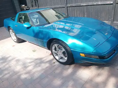 CERTIFIED 1993 TWO DOOR TARGA CONVERTIBLE COUPE - EXCELLENT CONDITION MINT - TEAL BLUE ON TAN SIX SP...
