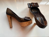 Authentic Luis Vuitton Open-Toed Sandal