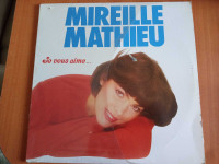 Mireille Mathieu Je vous aimes vinyle ORIGINAL NEUF $10.