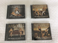 NASHVILLE "TV Show" soundtracks (4 CD's) ~ MINT ~ $4 each