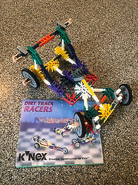 K'NEX DIRT TRACK RACERS #12012 RETIRED 