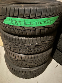 195/65/15 Kumho Winter Tires # 454
