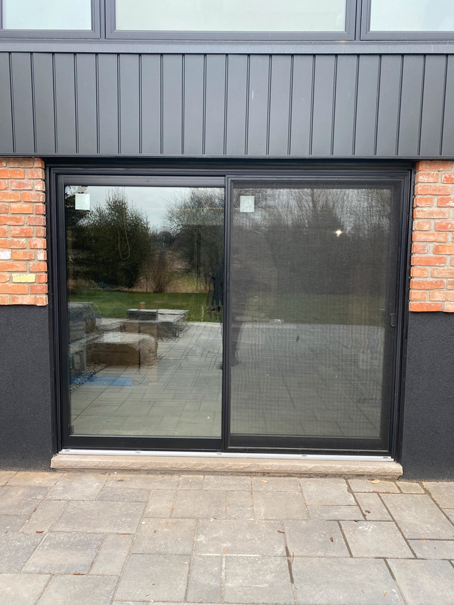 8 foot patio sliding door black  in Windows, Doors & Trim in City of Toronto - Image 2