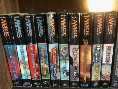 Selling off the MTG novels I've picked up over the years. These are well read (given the age!) but s...
