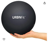 9” mini pilates ball, black