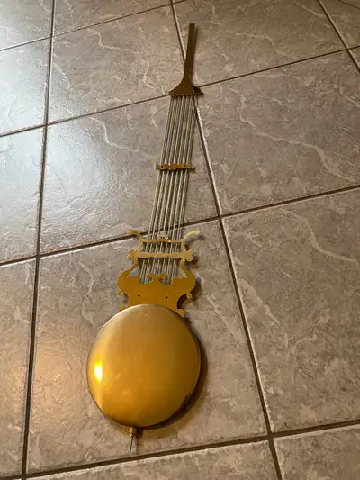 32” tall light pendulum for quartz clocks., View more