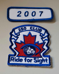 Vintage Ride for Sight Fundraisers Patch 