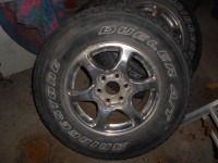 GM 6 bolt Alloy Wheels with good 265/70R 17 tires