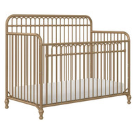 GORGIOUSE GRIB! Ivy 3-in-1 Convertible Full Size Crib in gold