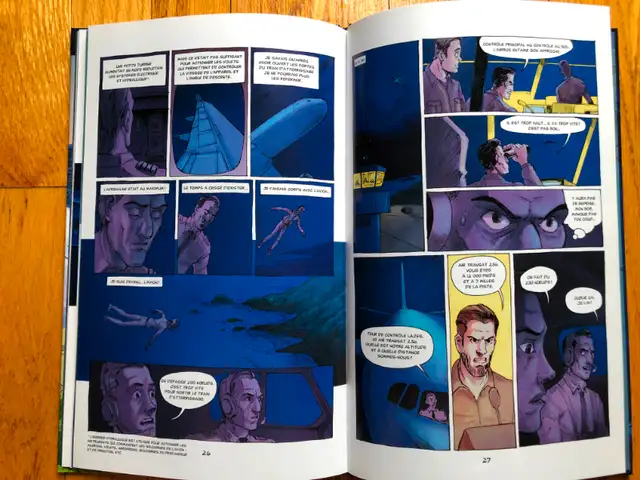 COMIC STRIP * THE NOTEBOOKS OF COMMANDER ROBERT PICHÉ * THE FLIGHT63006662111491124