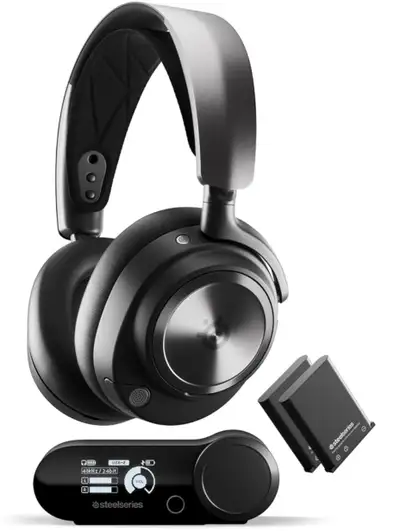 SteelSeries Arctis Nova Pro Casque de jeu multi-systèmes - Pilotes Hi-Fi haut de gamme - Audio spati...