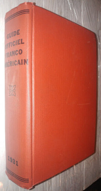 Guide officiel franco-americains. 1931.