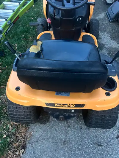 Poulan Pro riding lawn mower, View more