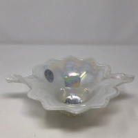 Antica Vetreria Savarese Italy Iridescent Art Glass Bowl