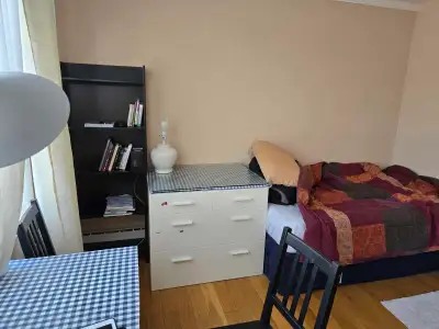 Room on the 2nd floor and main floor of duplex house , as well as in basement . Short and long term...