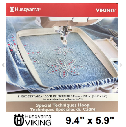Embroidery Husqvarna Special Techniques Hoop- NEW in Hobbies & Crafts in Markham / York Region - Image 2