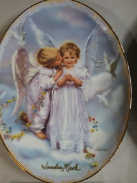 Collector Plate - Sandra Kuck "Angel Kisses" Ltd Edition