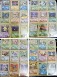Over 200 Vintage 90's Base Set Pokemon Cards