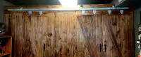 3 Rustic Barn Doors & Hardware 