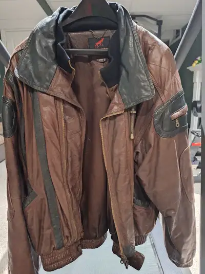 Mens leather jacket, View more