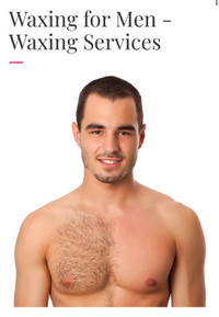 Male body hair Waxing / Trimming/ Shaving