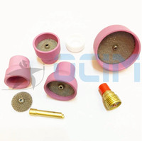 Alumina cup and gas lens kit for wp9/20 tig torch 3/32”