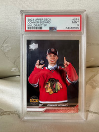 2023 Connor Bedard Upper Deck NHL Draft Rookie PSA 9!