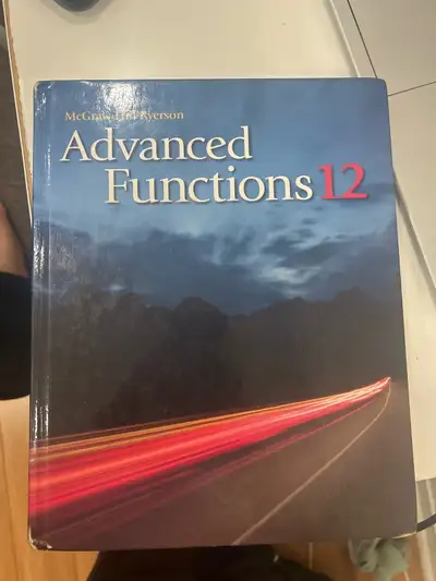 McGraw-Hill Ryerson Advanced Functions 12, View more