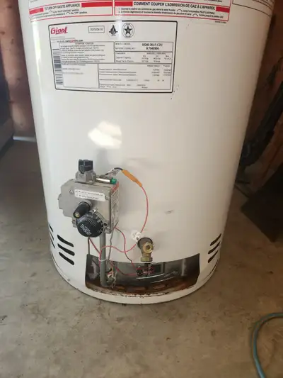 Gas water heater. Only used a few years in a one person house and been sitting since about 2020. It'...