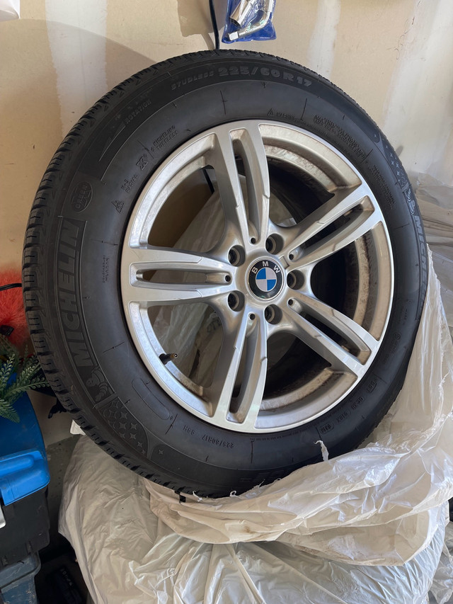 225/60R17 Michelin BMW X3 Rims and Tires in Tires & Rims in Oshawa / Durham Region - Image 3