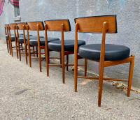 Teak Designer Mid Century Modern Dining Chairs 
