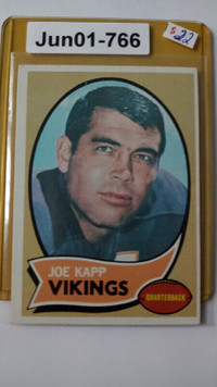 1970 Joe Kapp Topps Football #250 Minnesota Vikings QB HOF star