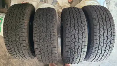 Tires New $230 ea. Steel rims est. $50 ea. Estimated $900 in store cost……asking $500.00 for set of f...