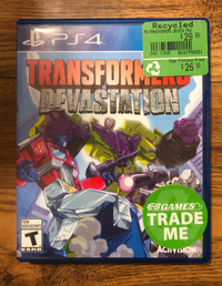 PS4 Transformers Devastation *Mint Condition Disc* OBO or Trades