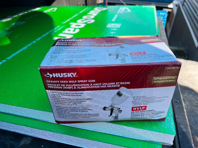 Husky Gravity Feed Hvlp Spray Gun in Hand Tools in Peterborough